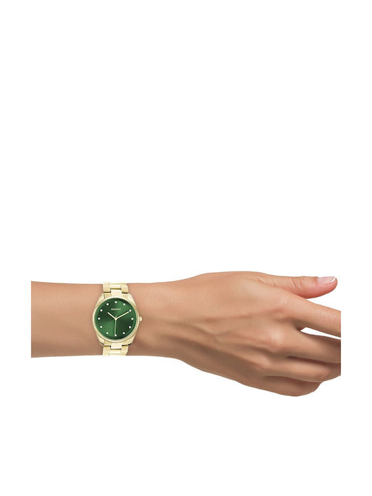 Oozoo Timepieces Ρολόι Μπαταρίας με Μεταλλικό Μπρασελέ