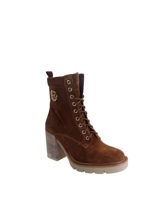 Commanchero Original Suede Women's Ankle Boots Tabac Brown