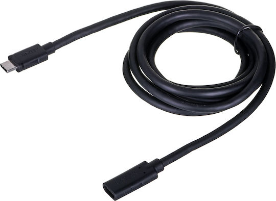 Unitek USB 3.2 Video Cable USB-C male - USB-C female 100W PD Μαύρο 1m C14086BK-1M
