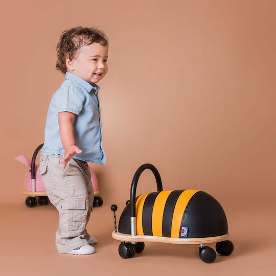 Wheelybug Mersul în Cărucior Pentru Bebeluși Animal Albina Mare Ride On Pentru 24+ Luni Multicolor