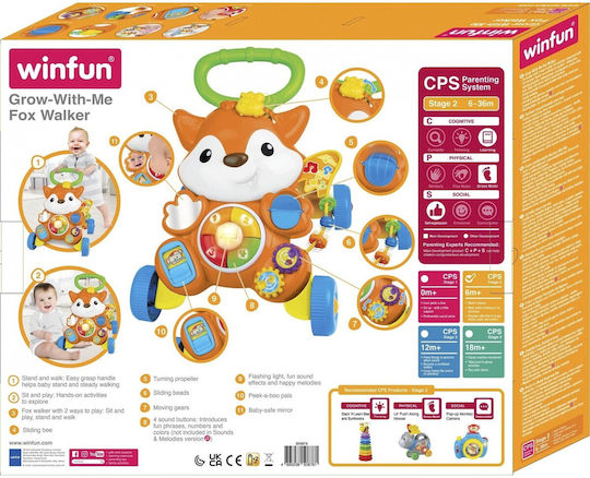 Winfun Fox Animal for 6+ Months Orange