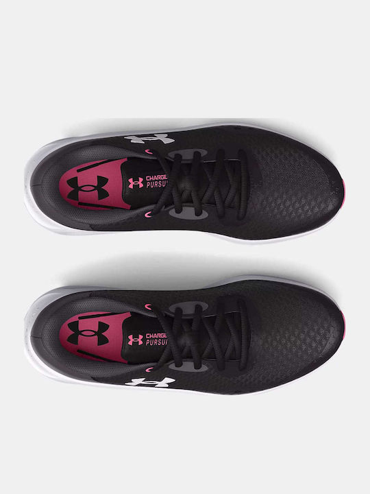 Pursuit 3 Gs Kids Sports Shoes Running with Laces Black