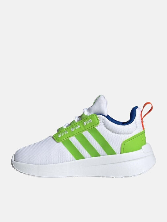 Racer TR21 Buzz Αθλητικά Παιδικά Παπούτσια Running με Κορδόνια Cloud White / Semi Solar Green