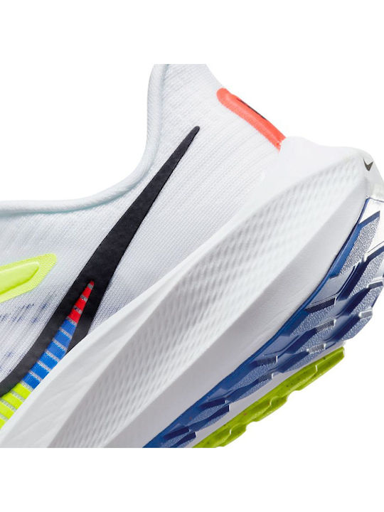 Pegasus Air Zoom Pegasus 39 Kids Sports Shoes Running with Laces White