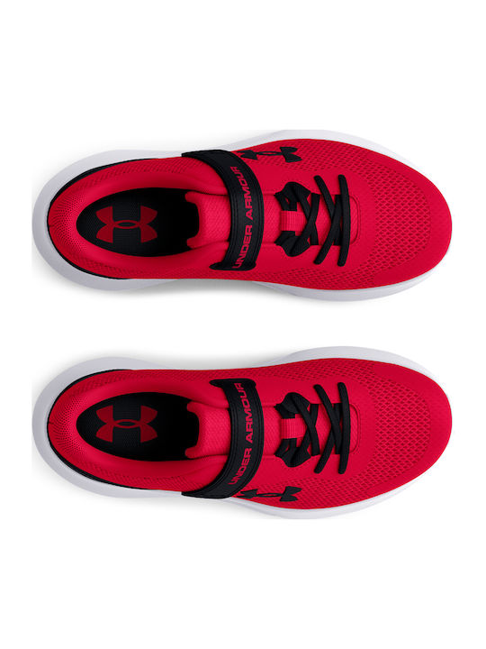 Surge 3 Kids Sports Shoes Running with Hoop & Loop Closure Red
