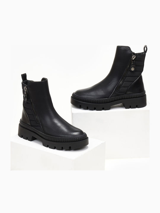Ghete Dama Ankle Boots Negru
