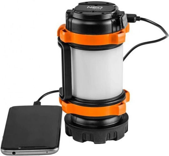 Neo Tools Led Rechargeable Lantern for Camping with Flashlight & Powerbank 800lm 10W