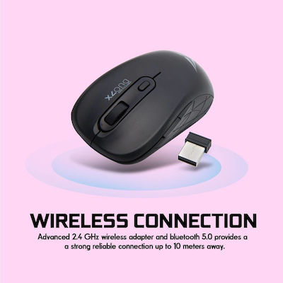 Alcatroz Duo 7X Bluetooth Wireless Mouse Black