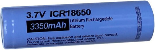 Pkcell Επαναφορτιζόμενη Μπαταρία 18650 Li-ion 3350mAh 3.7V 1τμχ