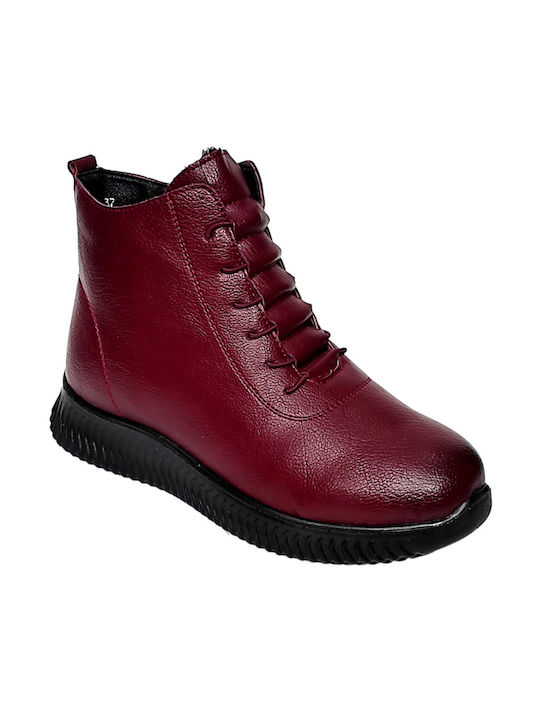 WOMEN'S BOOTS MKM B21-3 BURGUNDY