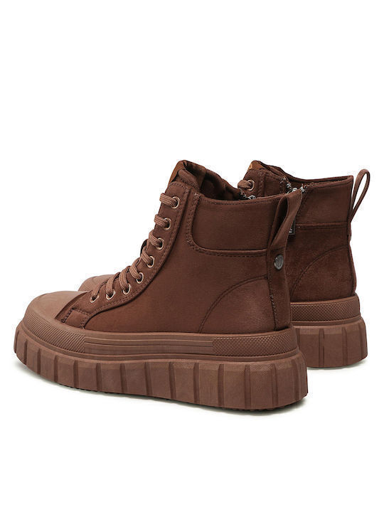 Stiefeletten Damen Camel