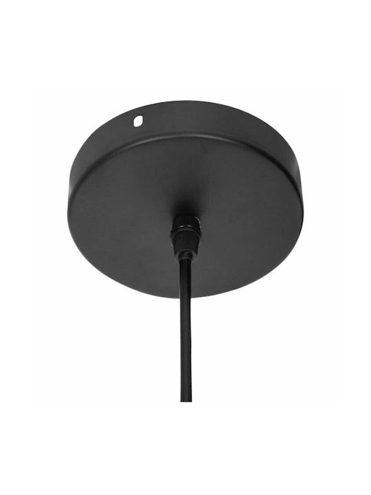 Atmosphera Jena Pendant Light Black with Socket E27 26x25x25cm