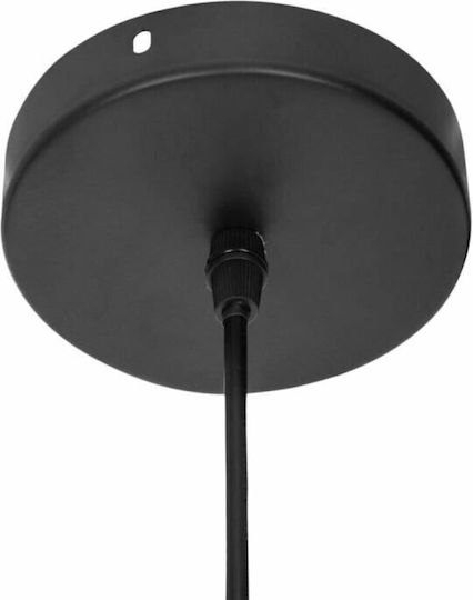 Atmosphera Jena Pendant Light Black with Socket E27 26x25x25cm