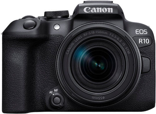Canon EOS R10 Mirrorless Camera Kit (EF-M 18-150mm F3.5-6.3 IS STM) Black