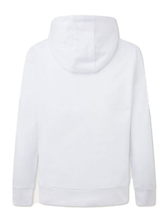 Hackett Men's Sweatshirt with Hood and Pockets White