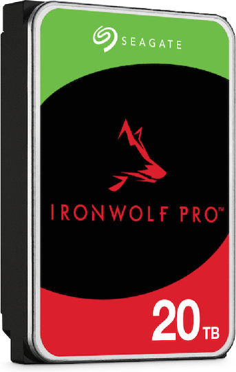 Seagate Ironwolf Pro 20TB HDD Hard Drive 3.5" SATA III 7200rpm with 256MB Cache for NAS ST20000NT001