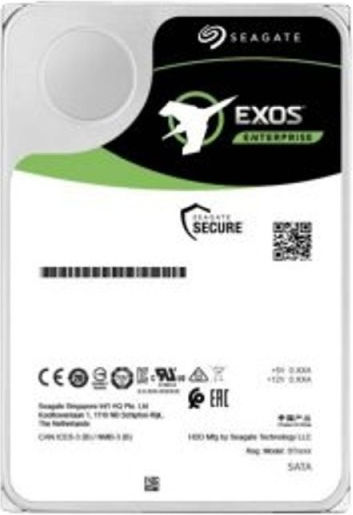 Seagate Exos X18 FastFormat 12Gb/s SAS 14TB Хард диск Σκληρи дискове 3.5" SAS 3.0 7200обороти в минута с 256МБ Кеш за NAS / Server ST14000NM004J