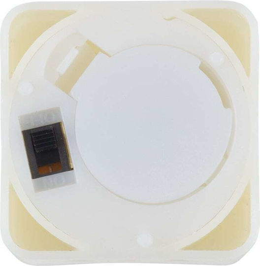 GloboStar Decorative Lighting Candle LED Warm White 2700K Wax 12pcs 3.5x3.5x3.5cm