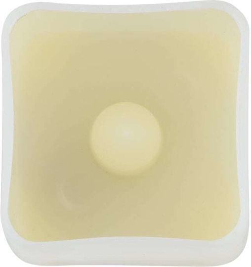 GloboStar Decorative Lighting Candle LED Warm White 2700K Wax 12pcs 3.5x3.5x3.5cm
