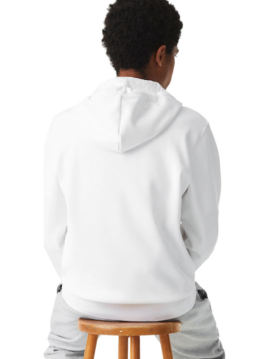 Hooded White Cardigan