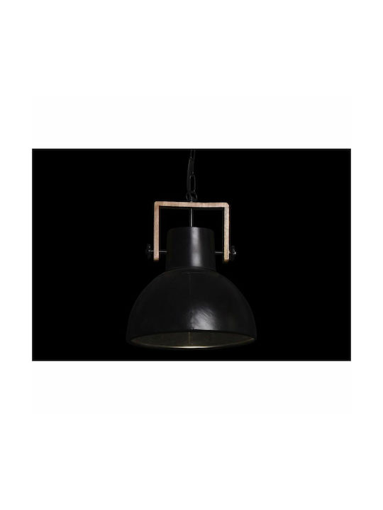 DKD Home Decor Pendant Light Single-Light Bell for Socket E27 Black