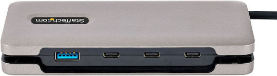 StarTech Hub 4 Θυρών USB 3.2 με σύνδεση USB-C Γκρι