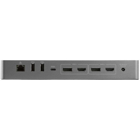StarTech USB-C / USB-A Docking Station mit 4K PD Ethernet Gray (TB3CDK2DHUE)