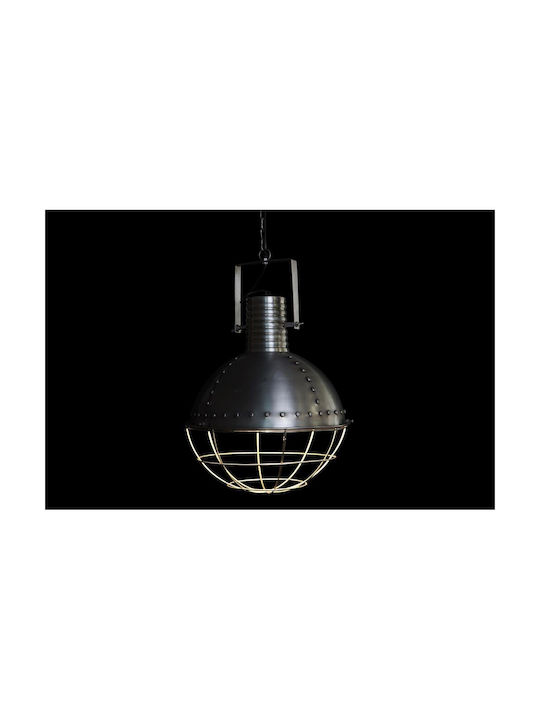 DKD Home Decor Pendant Light Single-Light for Socket E27 Silver