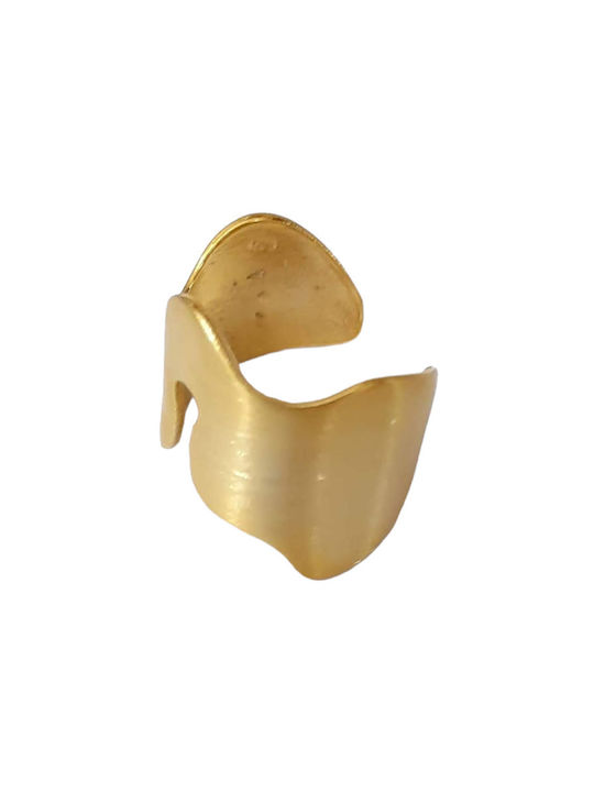 Prince Silvero Women's Gold Plated Silver Ring Chevalier