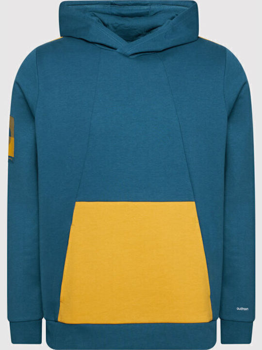 Sweatshirt with Hood Blue