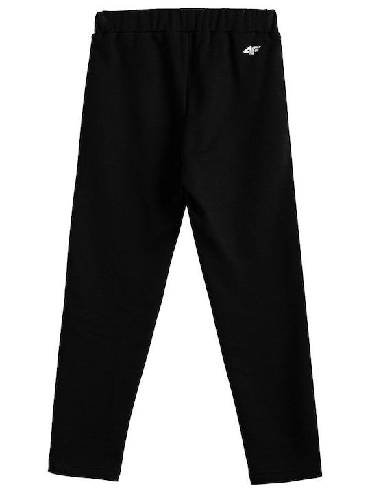 4F Kids Sweatpants Black 1pcs