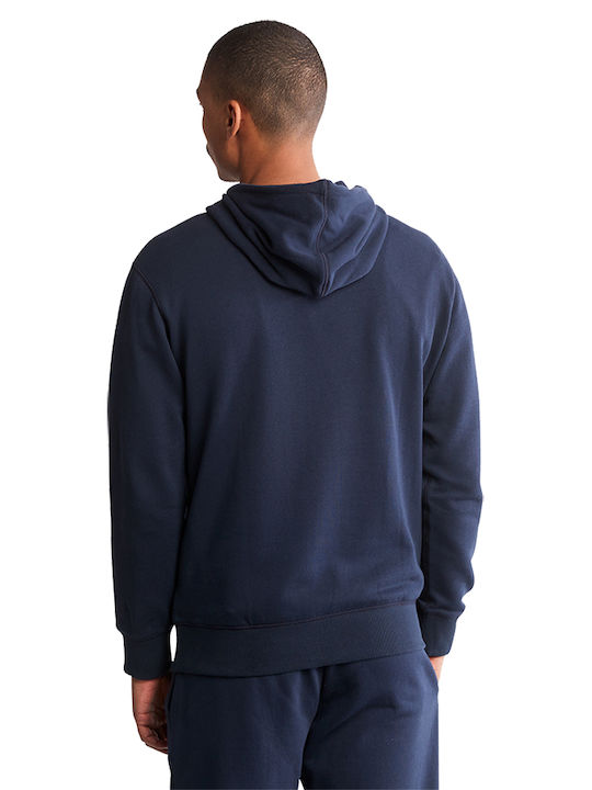 Timberland Men's Sweatshirt with Hood and Pockets Navy Blue