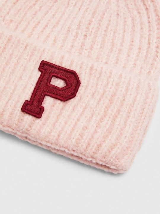 Shana Kids Beanie Knitted Pink