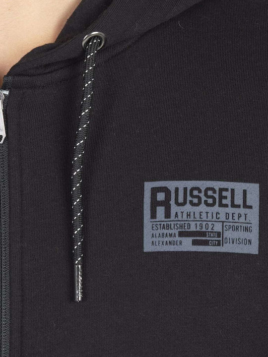 Sweatshirt für Herren mit Kapuze Schwarz