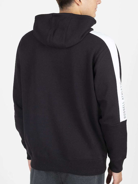 Sweatshirt für Herren mit Kapuze Schwarz