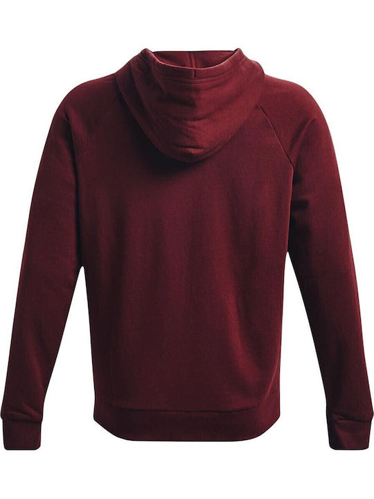 Rival Sweatshirt With Burgundy Hood