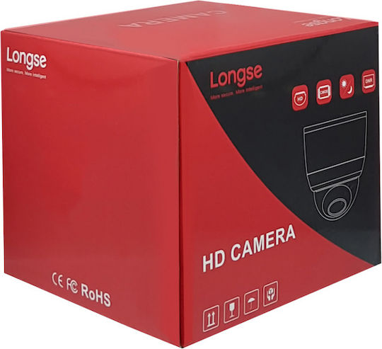 Longse CMLBFG400WH IP Κάμερα Παρακολούθησης Full HD+ 4MP Αδιάβροχη με Μικρόφωνο και Φακό 2.8mm