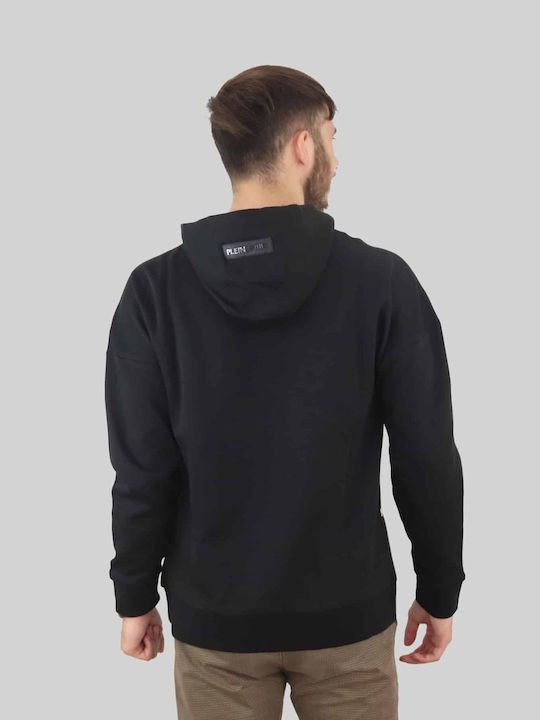 Plein Sport Men's Sweatshirt with Hood Black