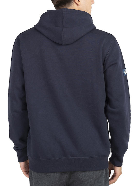 Russell Athletic Men's Sweatshirt with Hood and Pockets Navy Blue