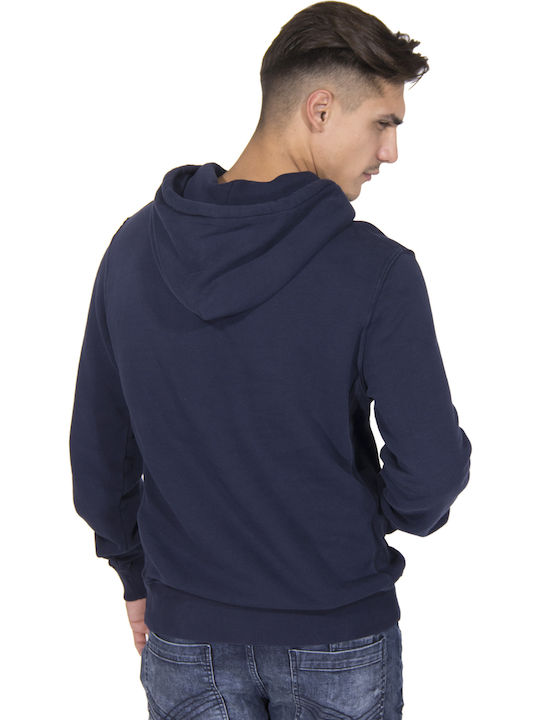Φούτερ με Κουκούλα Navy