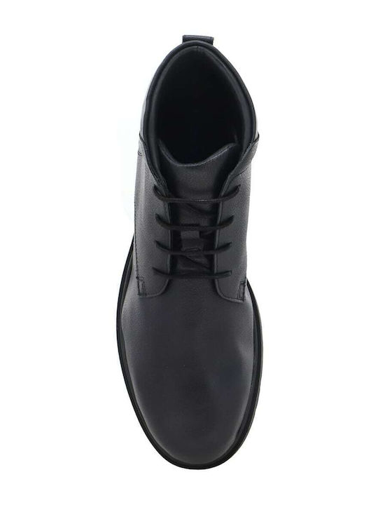 Spherica Ec1 A Leder Anatomisch Chukka Herrenstiefel Schwarz