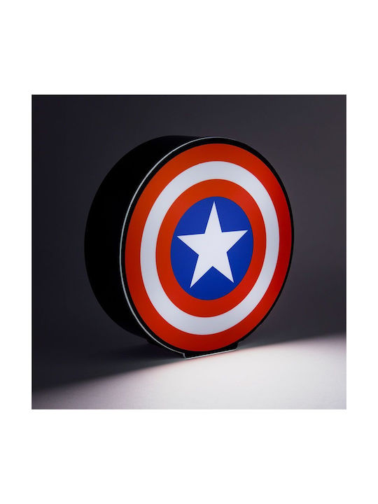 Paladone Παιδικό Διακοσμητικό Φωτιστικό Captain America Πολύχρωμο 15x15x15εκ.