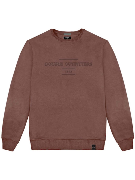 Double Men's Sweatshirt Rust