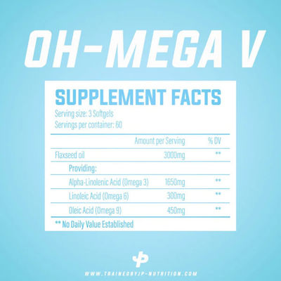 tbJp Oh Mega V 180 Softgels