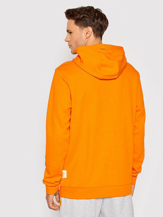 Outhorn Herren Sweatshirt mit Kapuze und Taschen Orange