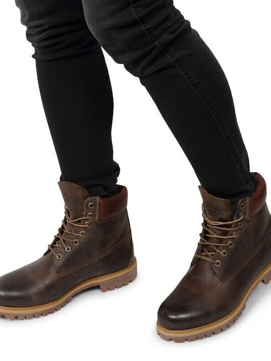Boots Αnniversary Leather Brown Boots