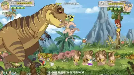 New Joe & Mac: Caveman Ninja T-Rex Edition Switch Game
