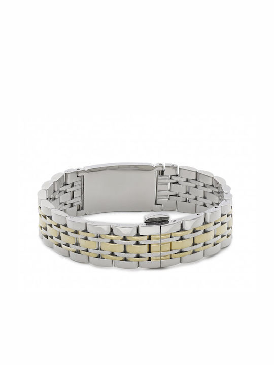 Hugo Boss Bracelet Id made of Steel Gold Plated