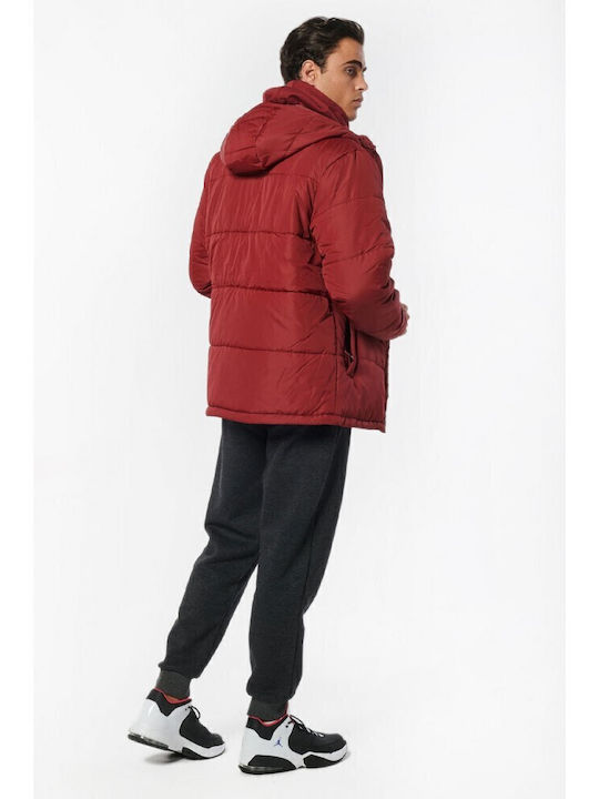 Winter Jacke Puffer Dark Marroon