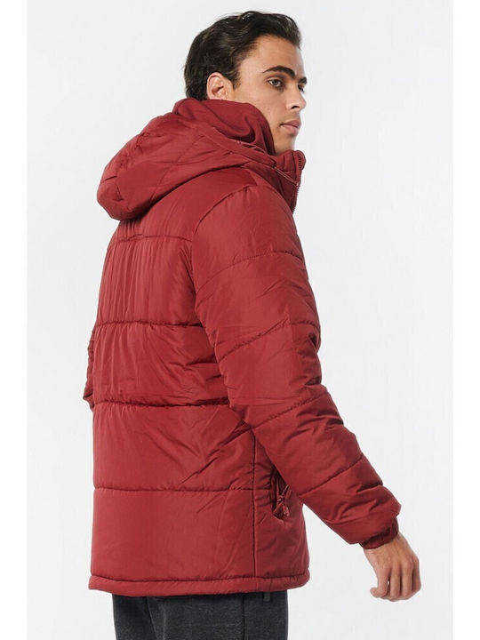 Winter Jacke Puffer Dark Marroon